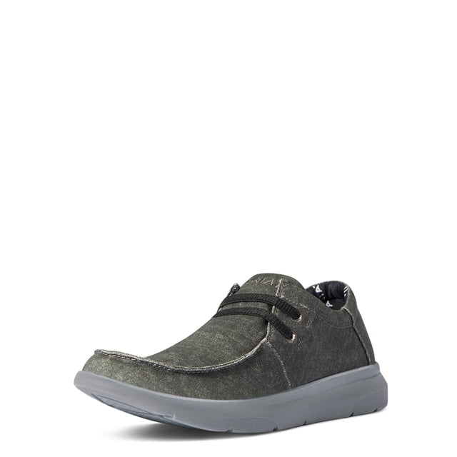 Zapato casual para hombre ARIAT Hilo de lona color carbón