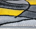 thumbnail image 5 of BizChair Modern Contemporary Runner Area Rug, Yellow Grey Black (2 Feet X 7 Feet), 5 of 6