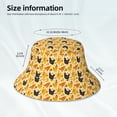 thumbnail image 3 of Balery Funny Chicken Sombreros para el sol para hombre y mujer, sombrero de pescador con UPF 50+, 3 of 6