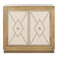 thumbnail image 5 of SAFAVIEH Erin Farmhouse 2 Door Chest with Nailheads, Rustic Oak/Copper, 5 of 9