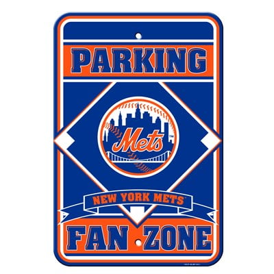 New York Mets Plastic Parking Sign