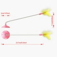 Cat Toys Cat Sticks Wearable Cat Collar Indoor Toy Interactive Feather