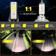 thumbnail image 5 of Compatible con Mercedes-Benz SL500 2003 2004 2005 2006 Kit de bombillas LED para faros (combo de luz alta y baja) (Paquete de 4), blancas 6500K 10,000LM súper brillantes, plug and play, 5 of 10