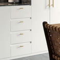 thumbnail image 3 of LNJBABAO 10 Pcs Brushed Brass Cabinet Knob for Kitchen Dresser Gold, 3 of 7