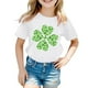 thumbnail image 2 of Gibobby Blusas Holgada Camisetas estampadas de manga corta para niños y niñas, ropa para Festival de verano (Verde, 2-3 Años), 2 of 4