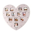 thumbnail image 1 of Rongfmy Heart Shape Baby First Year Frame for Party Decorations Birthday Newborn Pink, 1 of 9