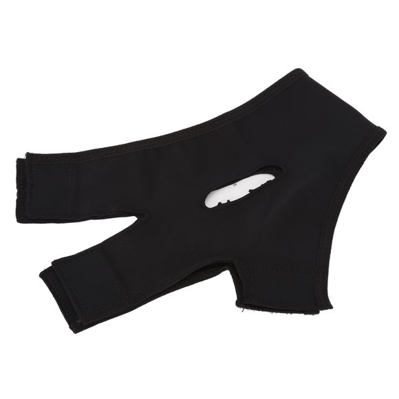 V Line Belt, Face Sculpting Slimming Face Strap Improve Double Chin Light Weight Breathable Black for Watching TV S
