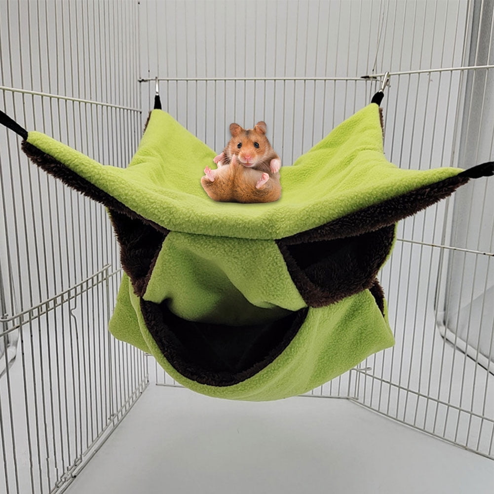 Akoyovwerve Small Animals Cage Hanging Hammock Bunkbed Hammock Bed