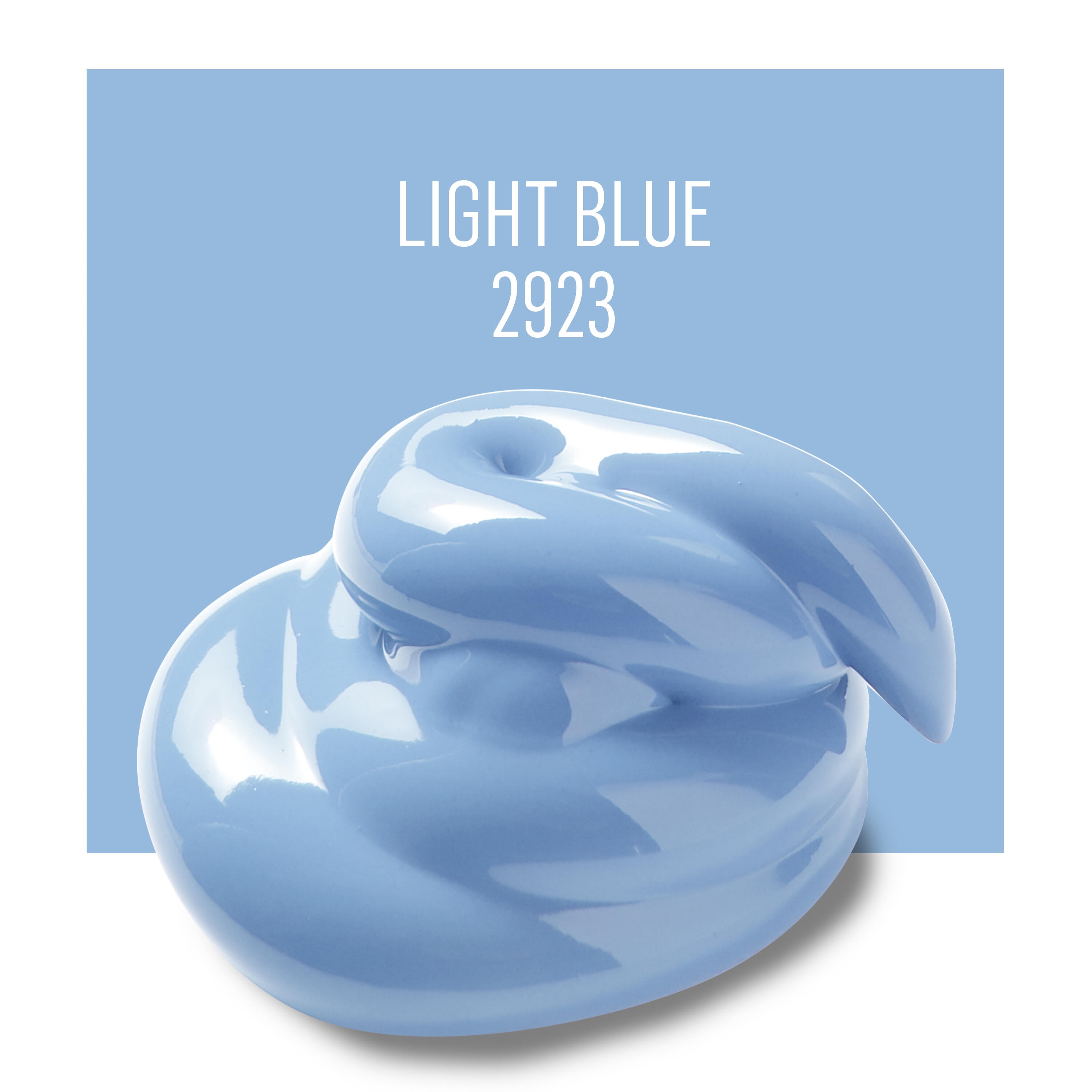 FolkArt Multi-Surface Acrylic Craft Paint, Satin Finish, Light Blue, 2 fl oz