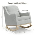 thumbnail image 4 of Storkcraft Pasadena Infant Nursery Rocker, Driftwood with Salt & Pepper, 4 of 8