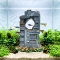 thumbnail image 6 of THOPBPRK Aquarium Decoration City Ruins Building Statue, Broken Architecture Ornament for Fish Tank , Resin Hidden Cave for Small Pets and Reptiles, 6 of 6