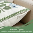 thumbnail image 3 of Sanmadrola Throw Pillow Covers Embroidered 18x18'' Boho Decorative Pillow Cover for Living Room Couch Sofa Bed Home Decor, 3 of 9