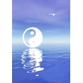 thumbnail image 2 of Yin and Yang Blue Wall Decal by Wallmonkeys Peel and Stick Graphic (24 in H x 17 in W) WM201494, 2 of 4