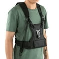 thumbnail image 3 of Multi Carrying Chest Vest, High Durability Free Adjustment Dual Camera Strap Soft Breathable  For Wedding For Sports, 3 of 8