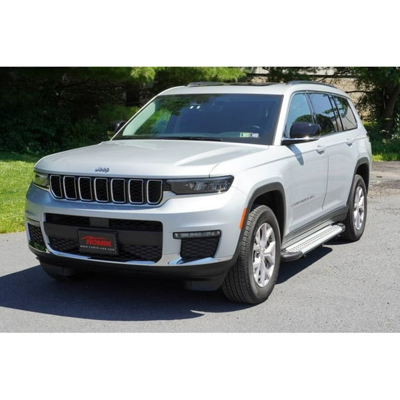 Romik 61317418 For 21-C Grand Cherokee L 3 Row 7 Seater RAL-S Side Steps Silver