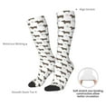 thumbnail image 5 of Picia Women Crew Soft Moisture-wicking Socks Dachshund Dog Puppy Pattern Design Cotton Socks, One Size fit All, 5 of 9