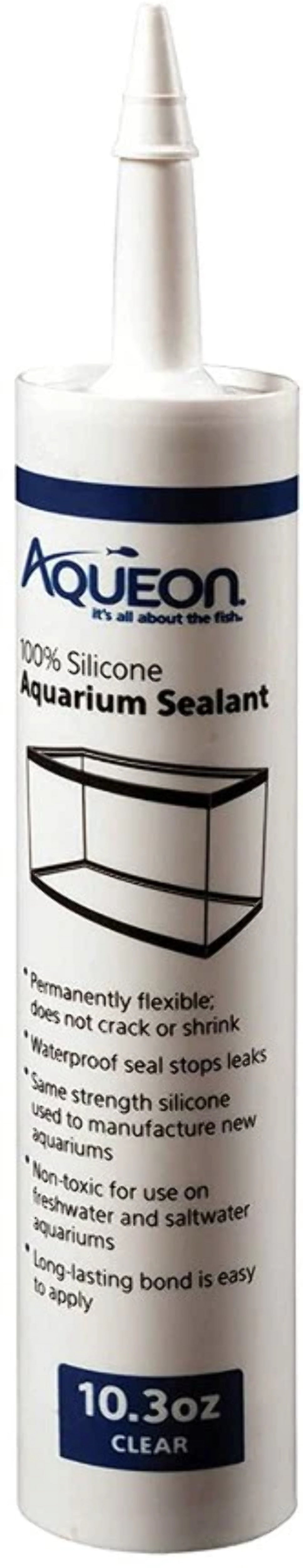 Aqueon Sellador de silicona para acuario transparente de 3 onzas