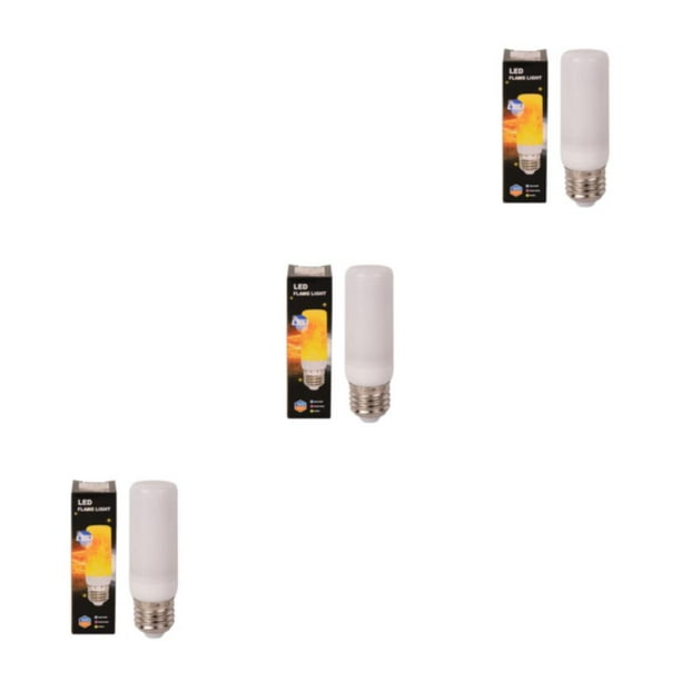 Inteprter Bombilla de llama LED duradera y disipadora de calor para luz azul duradera de 3W B22 Type1 NO1