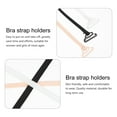 thumbnail image 3 of 5 Pairs Cross Back Straps Bra Shoulder Strappless Elastic Holder Nonslip Women Adjustable Casual Nylon Miss, 3 of 6