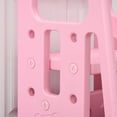 thumbnail image 3 of Toddler Tower with Adjustable Height, Toddler Kitchen Stool Helper with Anti-slip Mat, Step Stool for Kitchen, Bathroom, Pink, 3 of 9