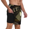 thumbnail image 2 of Fotbe Casino Cards 1 Traje de Baño para Hombre – Shorts de Natación de Secado Rápido con Forro y Bolsillos-Large, 2 of 6