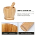 thumbnail image 2 of MEIBUTYUP Unique Kitchen Gadgets Pestle Kitchen Khaki Bamboo 2Pcs, 2 of 6
