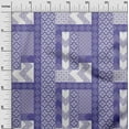 thumbnail image 3 of oneOone Cotton Cambric Violet Fabric Block Fabric For Sewing Printed Craft Fabric By The Yard 56 Inch Wide, 3 of 6