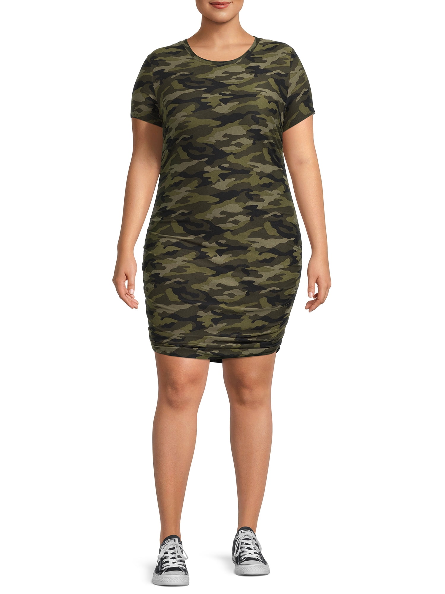 ruched shirt dress plus size