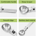 thumbnail image 3 of Vive Comb Ice Cream Scoop Trigger Release Stainless Steel Spoon, 3 of 7