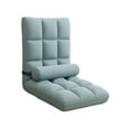 thumbnail image 1 of simhoa Chaise de Sol avec Soutien Dorsal 5 Positions Réglable Fauteuil Inclinable d'Appartement Cyan, 1 of 8