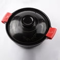 thumbnail image 2 of BUYISI 8Pcs Silicone Pan Handle And Pot Grips Heat Resistant Cover For Frying Skillet Red, 2 of 7