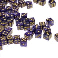 thumbnail image 4 of 100 dados de seis caras de 14 mm para juegos de rol D&amp;D. SUMINISTROS PARA FIESTA. Muebles y... Púrpura, 4 of 9