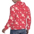 thumbnail image 3 of Hoodies for Men - Hello Summer Flamingo Long Sleeve Comfrt Men'S Fashion Hoodies & Sweatshirts, Sweatshirts for Men Hoodies Pullover Clothing Clothes with Pouch, 3 of 7