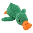 thumbnail image 1 of Pato calmante para perros Mellow Dog, lindo pato sin relleno con chirriador suave, juguete de peluche para perros grandes y pequeños, verde, 1 of 5