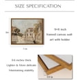 thumbnail image 2 of HFDF Canvas Wall Art Classical Cityscape Artwork Wall Decorations View of Venice Canvas Prts Bathroom Pictures Farmhouse Office Home Wall Decor 24x20inch Framed, 2 of 5