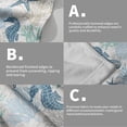 thumbnail image 5 of Blue Coral Hand Towels Set of 2 Sea Horse Decorative Bathroom Towels Ultra Soft Absorbent Towels for Yoga Gym Spa Kitchen 28x14 Inch, 5 of 8