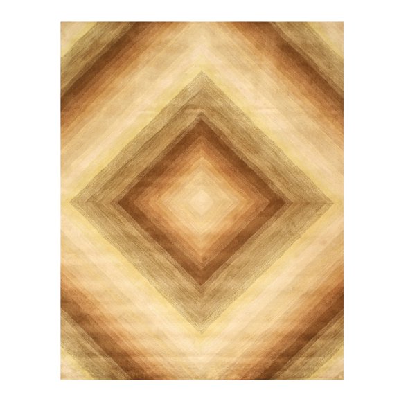 EORC T94BN Hand Tufted Wool Desert Star Rug, 5' x 8', Multi