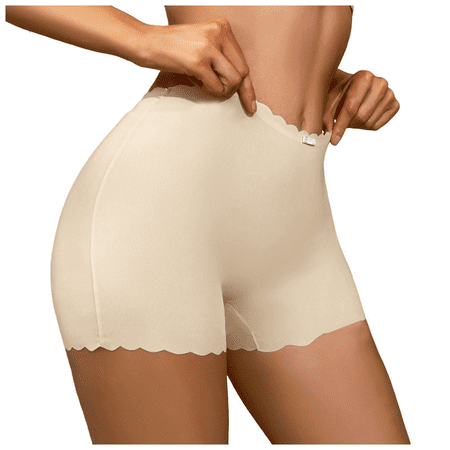 Fulorrnie Underwear for Women No Show Thong Seamless Comfort Panties Waistband Stretchable Panty  Light Yellow  M
