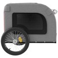 thumbnail image 5 of vidaXL Remorque pour Vélo pour Animaux Rouge et Gris Tissu Oxford & Fer, 5 of 5