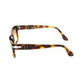 thumbnail image 2 of Persol PO 3301S Plastic Unisex Rectangle Sunglasses Brown Cut Tortoise 54mm Adult, 2 of 2