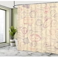 thumbnail image 4 of Cactus Shower Curtain, Saguaro Cask Hedge Hog Prickly Pear Opuntia Tropical Botany Garden Plants Print, Cloth Fabric Bathroom Decor Set with Hooks, 60" W x 72" L, Green Multicolor, 4 of 4