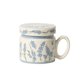 thumbnail image 1 of Taza de café con tapa, 1 juego de tazas de cerámica multicolor a prueba de polvo, capacidad de 355 ml for tazas de leche y desayuno de oficina., 1 of 5