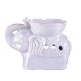 thumbnail image 1 of Ounissouiy Difusor de cera calentador de cerámica de pétalos para amantes de la aromaterapia quemador de aceite esencial de elefante de Aromaterapia y Aceites Esenciales Blanco, 1 of 6