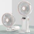 thumbnail image 4 of Ventilador Bolsillo Escritorio Mesa Portátil 5 Velocidades para Oficina/hogar/dormitorio, 4 of 9