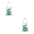 thumbnail image 4 of Moyic Bolsa de lona para pintar, bolsa de compras, reutilizable, de larga duración, multiusos, accesorios exquisitos para mujer, 008-2835 008-28*35 2piezas, 4 of 6