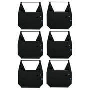 PrinterDash Compatible Replacement for Adler Royal 248 Black Typewriter Correctable Ribbons (6/PK) - Replacement to Brother 7020 / 7220 / 7420
