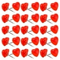 thumbnail image 4 of SHISUYAN 50 Pcs Goupilles en Forme de Cœur Mignonnes Rouges pour Pouce Décoratives en Acier pour Tableau de Liège Tableau d'Affichage Photos Notes Cartes, 4 of 9