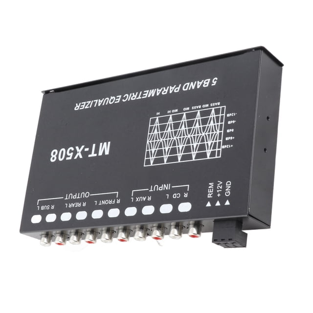 Ecualizador Estéreo De Automóvil, 5 Bandas EQ Amplificador De Automóvil