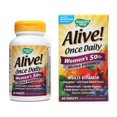 thumbnail image 1 of Nature's Way - Alive Once Daily Énergisant Multi-Vitamines & Aliments Entiers pour Femmes 50+ Ultra Puissance - 60 Comprimés, 1 of 8