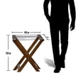 thumbnail image 2 of Tijeras de madera para maletas porta equipaje para hotel Hogare, 2 of 8